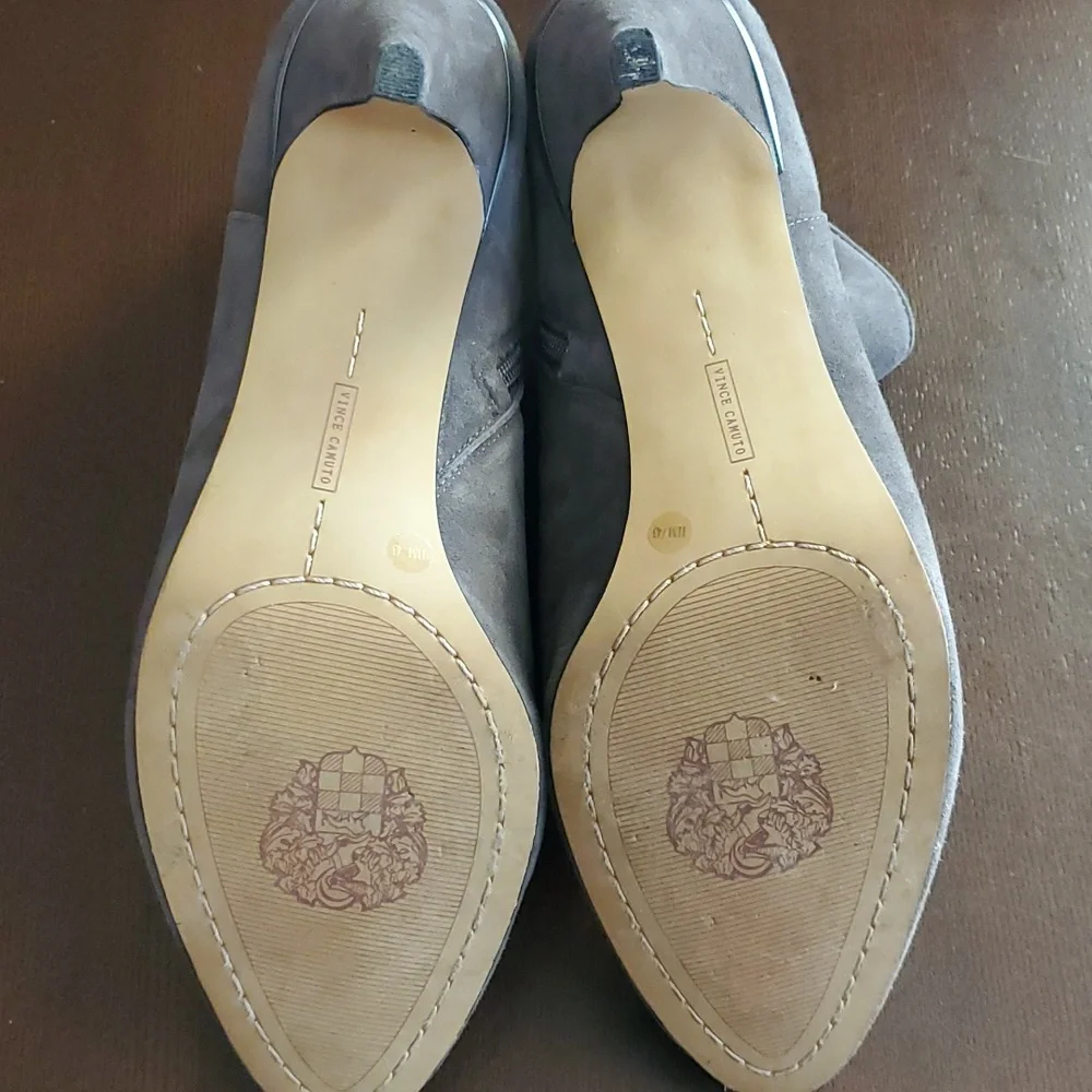 Vince Camuto gray suede booties - Picture 9 of 11